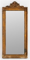 Italian Rectangular Giltwood Mirror, 19th C.