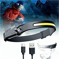 All perspectives induction headlamp USB