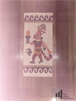 Aztec Design Wall Hanging / Rug