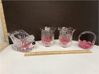 Crystal Sleigh, Crystal Candle Cups & Glass