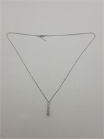10K White Gold necklace (broken chain)