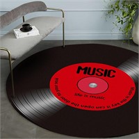 Vinyl Record Area Rug