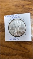 2020 American Eagle silver coin