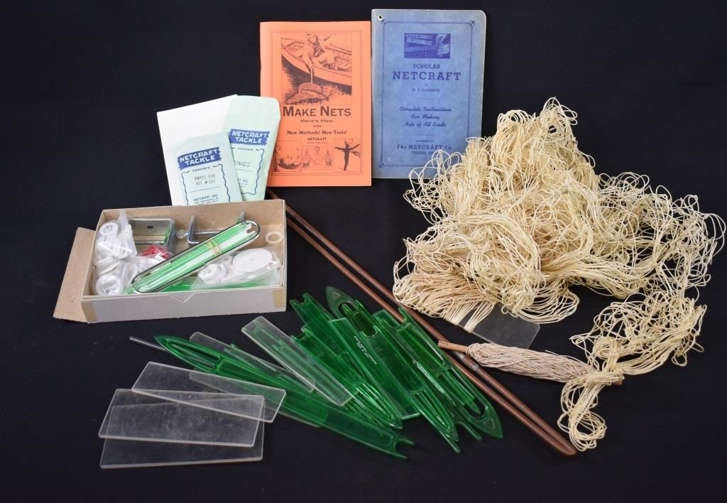 2 Vintage Net Making Kits (1 - 1948 & 1 - 1976)
