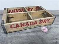 Vintage Canada Dry Denver bottle crate