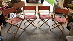 Set of 4 Directors Chairs