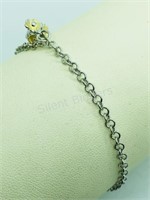 Sterling Silver, Diamond Bracelet