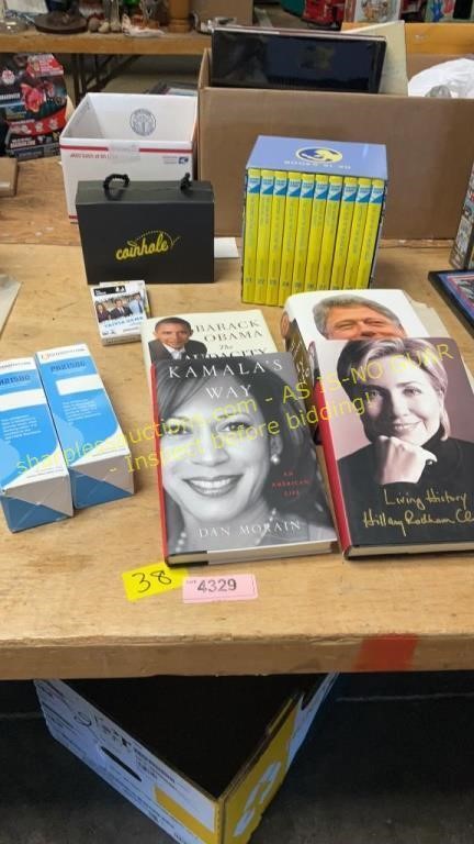 Clinton’s +Obama Books, The Office Cards, Misc.