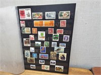 VINTAGE Double Sided STAMP Sheets