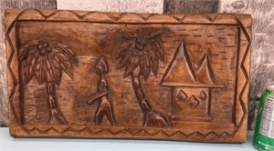 Wooden carving from St. Lucia