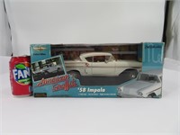 '58 Impala, voiture die cast 1:18 American