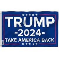 3×5 Foot 2024 Trump Take America Back Flag A14