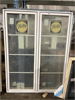Pella White Metal Clad Double Casement Window