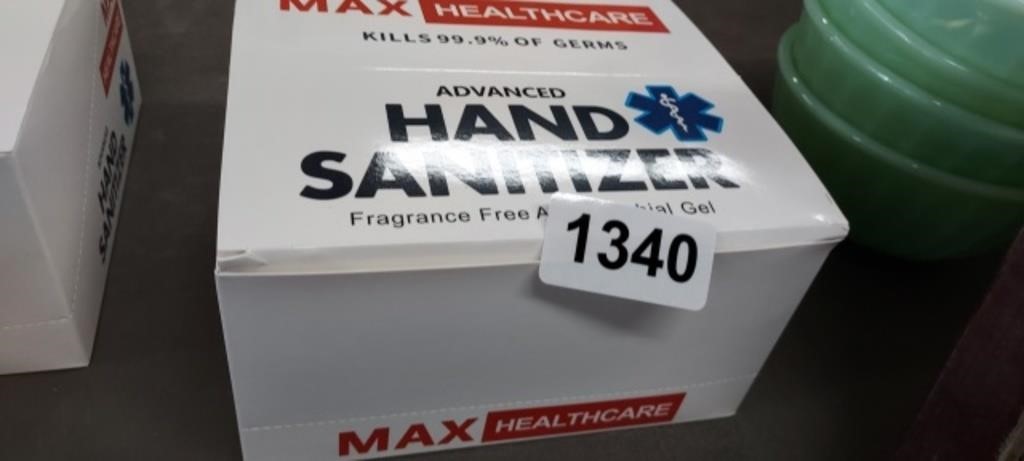 (24) BOTTLES OF HAND SANITIZER IN CASE, NEW