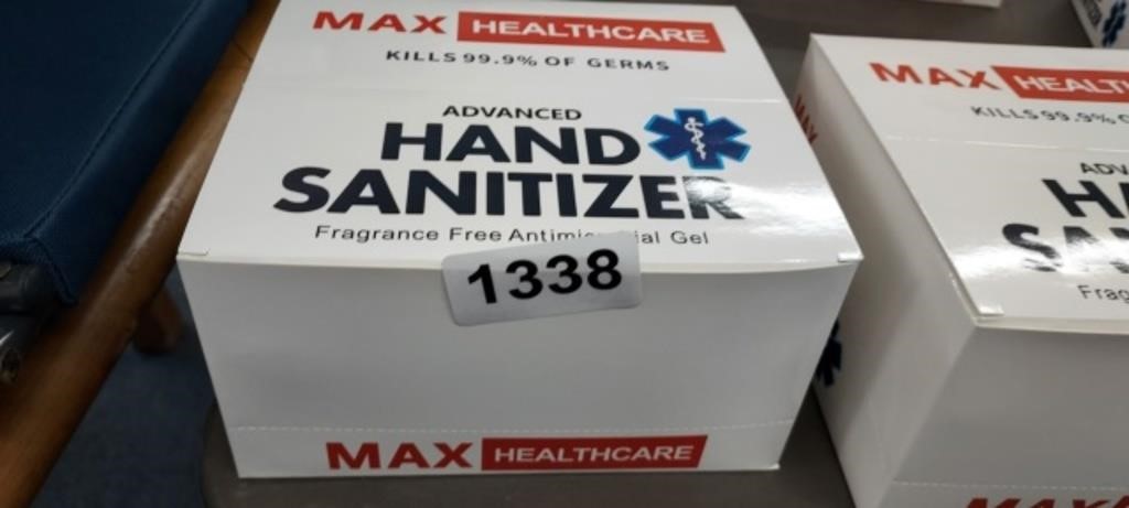 (24) BOTTLES OF HAND SANITIZER IN CASE, NEW