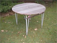 Rd Wood Top alum Frame Folding Picnic Table