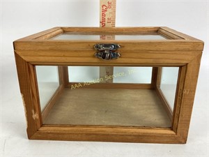 Glass & wood display box