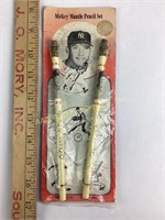1959 Mickey Mantle Pencil Set baseball
