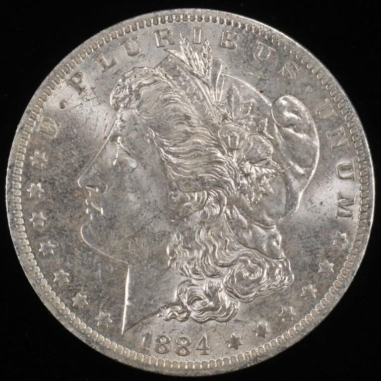 1884-O MORGAN DOLLAR CH BU