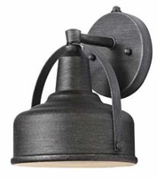 9.12 In. Weathered Pewter Wall Lantern