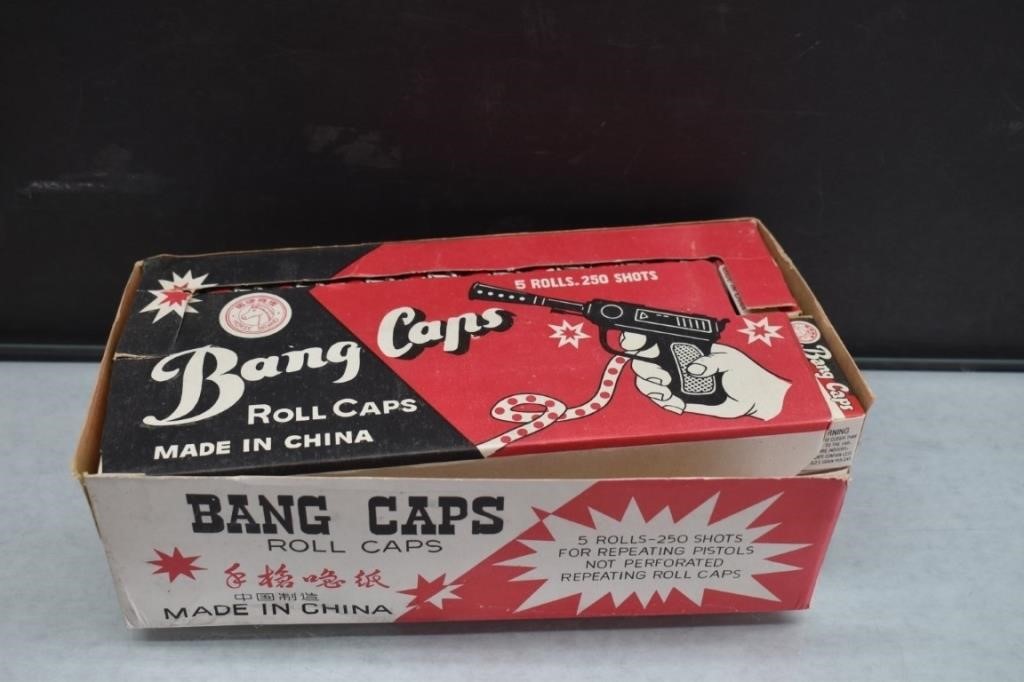 VTG Full Case of Bang Caps Roll Caps Horse Brand