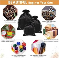 Black Satin Bags Small Gift Bags(300)