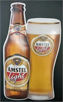 Metal Amstel Light Beer Sign