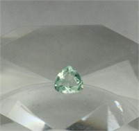 NATURAL GREEN TOURMALINE 1.30 CT TRILLION SHAPE