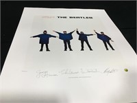 Limited Edition Beatles Album Print