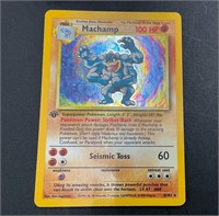 Machamp 1st Edition 8/102 Holo Pokemon Card