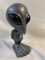 VTG Silver Alien Bobblehead 1996