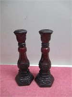 Avon Ruby Red Candle Stick Decanter