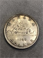 1963 CANADA SILVER DOLLAR