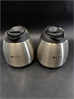2 Brand new stainless steel coffee carafes