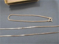 3pc Sterling Silver Jewelry - Bracelet / Necklace