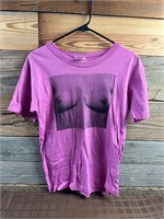 Adult Medium Purple Ladies Chest Vintage Shirt