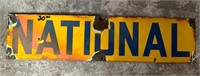 Vintage NATIONAL Metal Sign