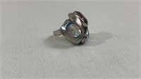 Colored Topaz Modernist .925 Silver Ring