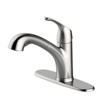 Pull-out kitchen faucet (Stainless Steel Finish)