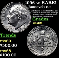 1996-w Roosevelt Dime RARE! 10c Grades Gem++ Unc