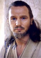 Autograph Star Wars Liam Neeson Photo