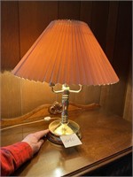 BRASS TABLE TOP LAMP