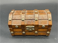 Vintage Pirate's Treasure Chest Jewelry Box