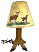 Vintage 4 Hoof Table Lamp