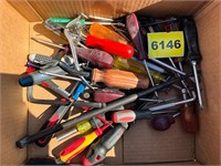 Boxes Assorted Screw Drivers & Putty Knives