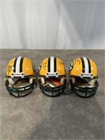 Packers mini helmets signed by Ryan Longwell,