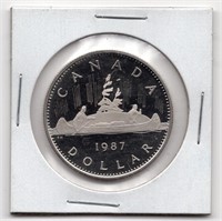 1987 Canada Proof Dollar
