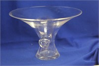 Signed Steuben Trumpet Glass Vase