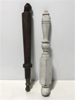 Two architectural salvage furniture leg pieces