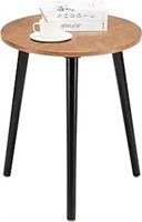 Apicizon Small Round Side Table, Nightstand End